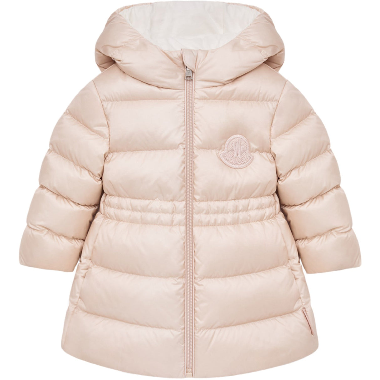 Moncler Light Pink Ylenia Long Parka Jacket