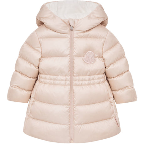 Moncler Light Pink Ylenia Long Parka Jacket