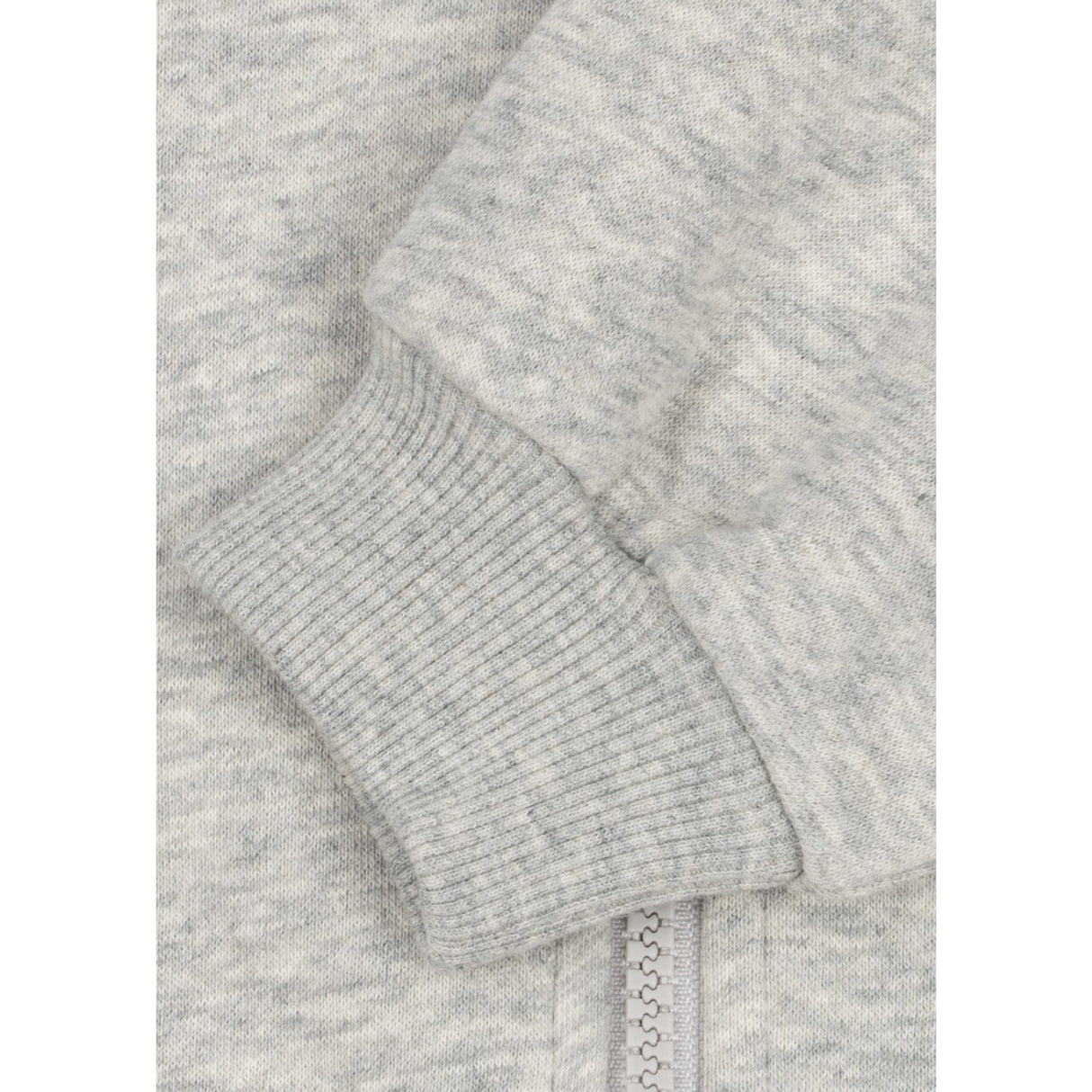 Konges Sløjd Grey Melange Lou Sweat Zip Hood Gots