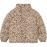 TinyCottons Dark Vanilla Animal Print Short Padded Jacket