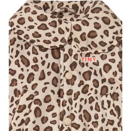 TinyCottons Dark Vanilla Animal Print Baby Padded Jacket