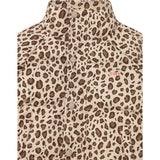 TinyCottons Dark Vanilla Animal Print Short Padded Jacket