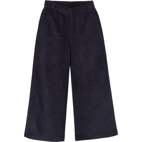 TinyCottons Light Navy Solid Corduroy Pants