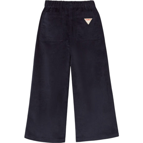 TinyCottons Light Navy Solid Corduroy Pants