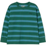 TinyCottons Dark Green Retro Stripes Sleeve Tee