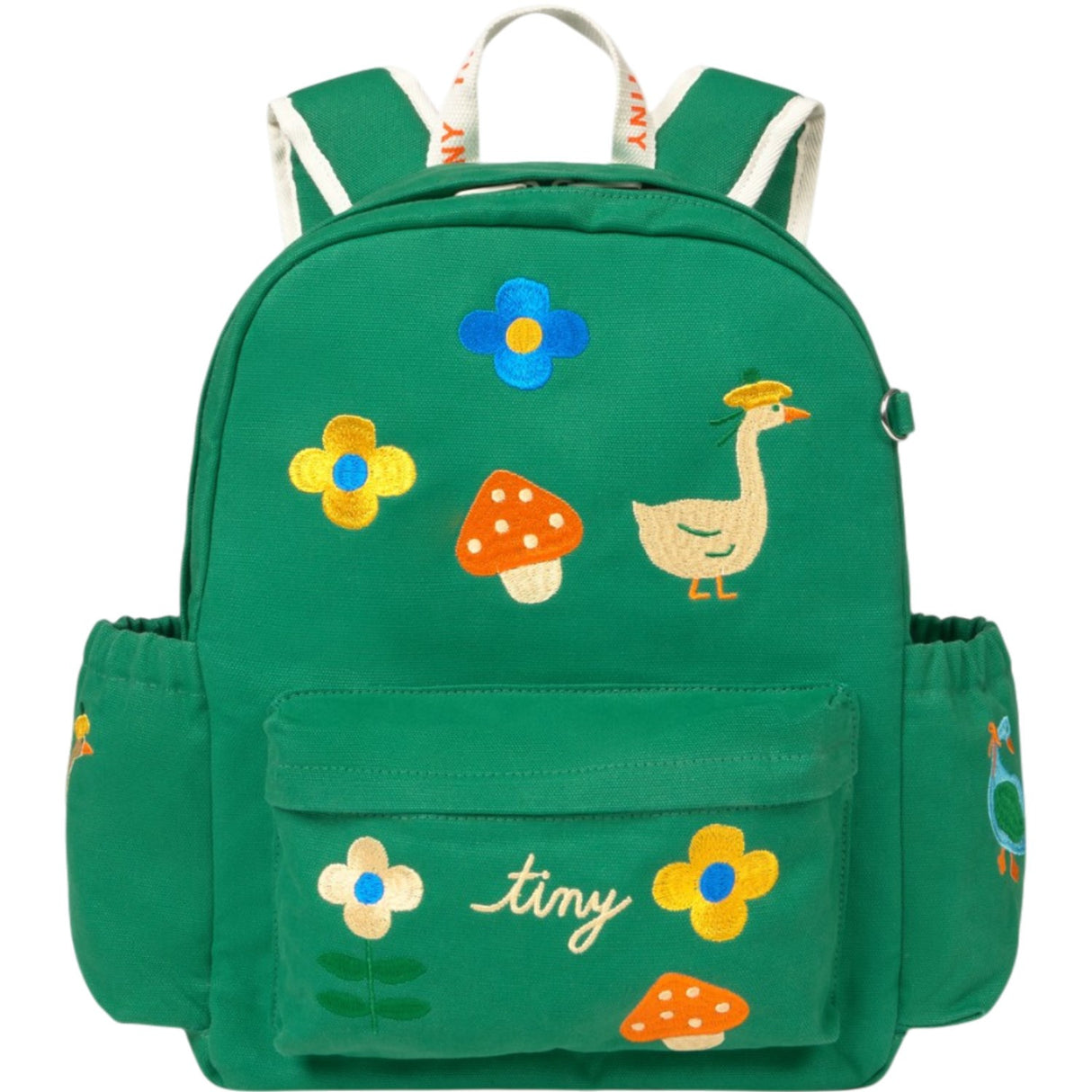 TinyCottons Dark Emerald Winter Pond Backpack