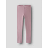 Name It Lilas Nkfdavina Solid Swe Leggings Bru N Noos