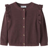 Name It Wild Ginger Tone In Tone Lurex Nmfabinne Ls Knit Card Noos
