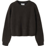 Name It Chocolate Plum Nkfholly Ls Boxy Short Knit Noos