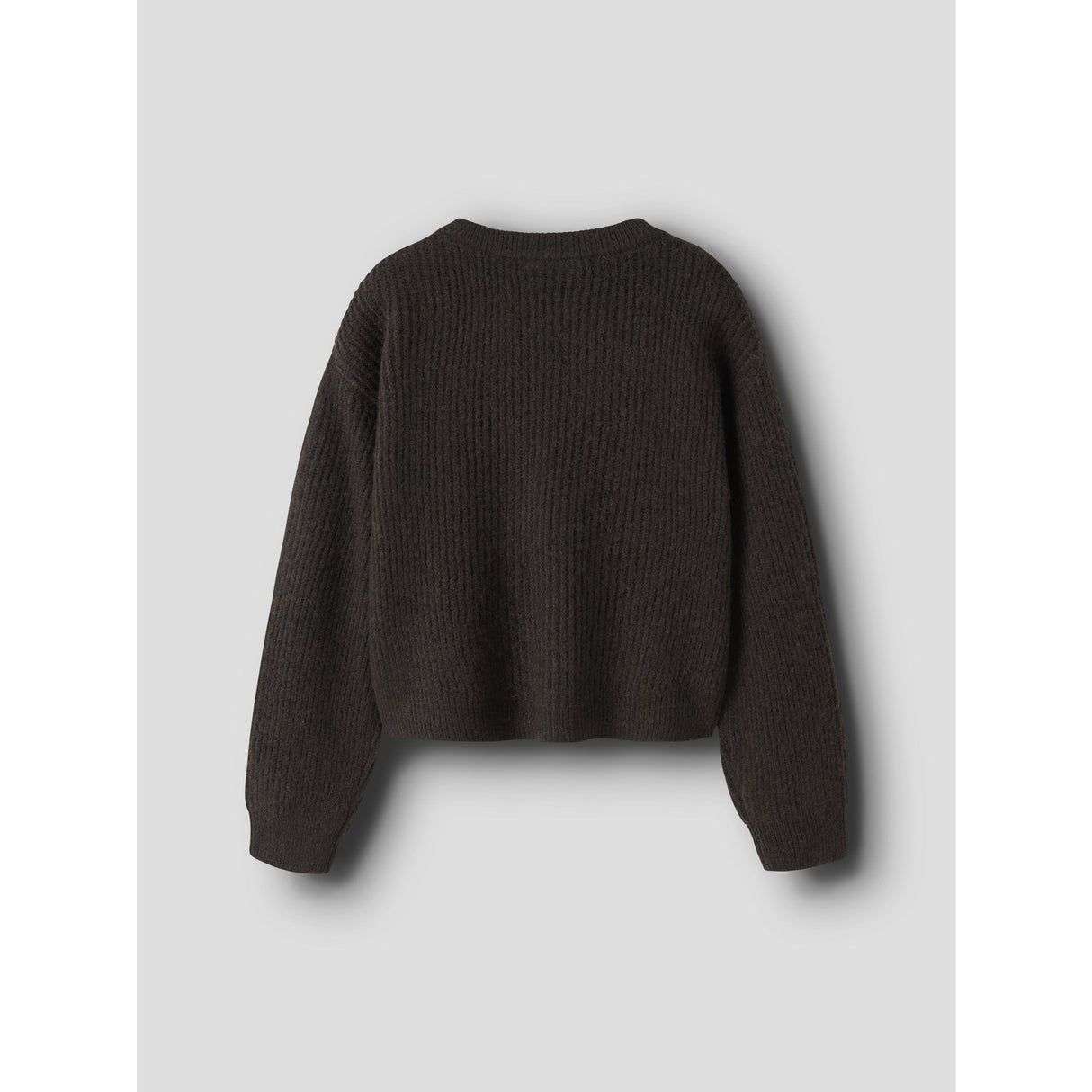 Name It Chocolate Plum Nkfholly Ls Boxy Short Knit Noos