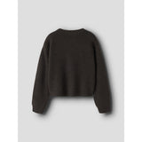 Name It Chocolate Plum Nkfholly Ls Boxy Short Knit Noos