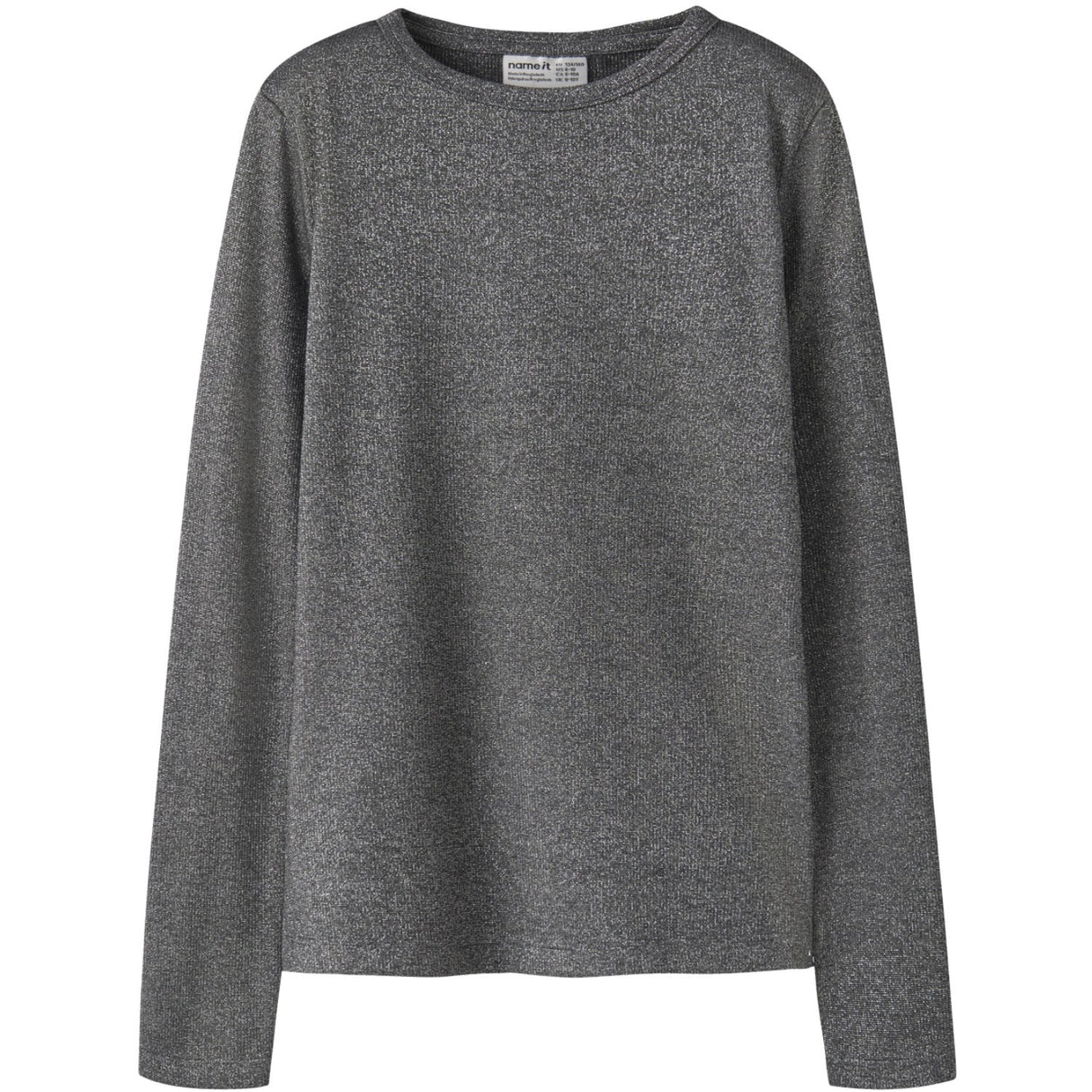 Name It Black Silver Lurex Nkfnayla Ls Top