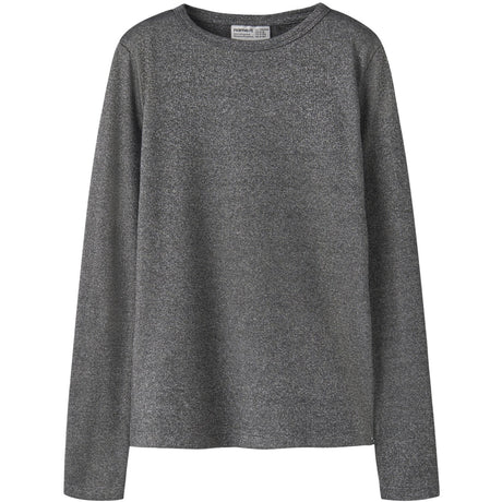 Name It Black Silver Lurex Nkfnayla Ls Top