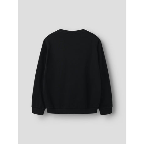 Name It Black Nkmflo Ls Nreg Sweat Bru Noos