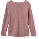 COPENHAGEN COLORS Winter Rose Merino Classic Rib Blouse