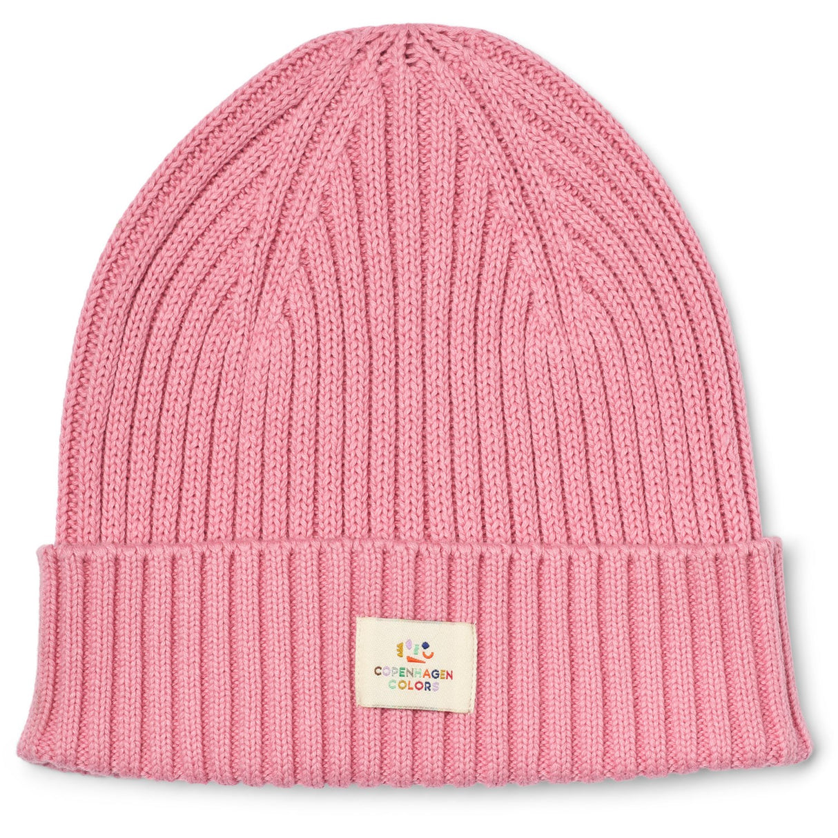 COPENHAGEN COLORS Blossom Pink Cotton Knitted Classic Beanie