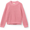 COPENHAGEN COLORS Blossom Pink Knitted Classic Rib Sweater