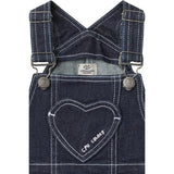 COPENHAGEN COLORS Raw Denim Organic Denim Spencer Dress W. Heart Pocket