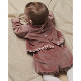 COPENHAGEN COLORS Winter Rose Corduroy Baby Set W. Emb.