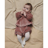 COPENHAGEN COLORS Winter Rose Corduroy Baby Set W. Emb.