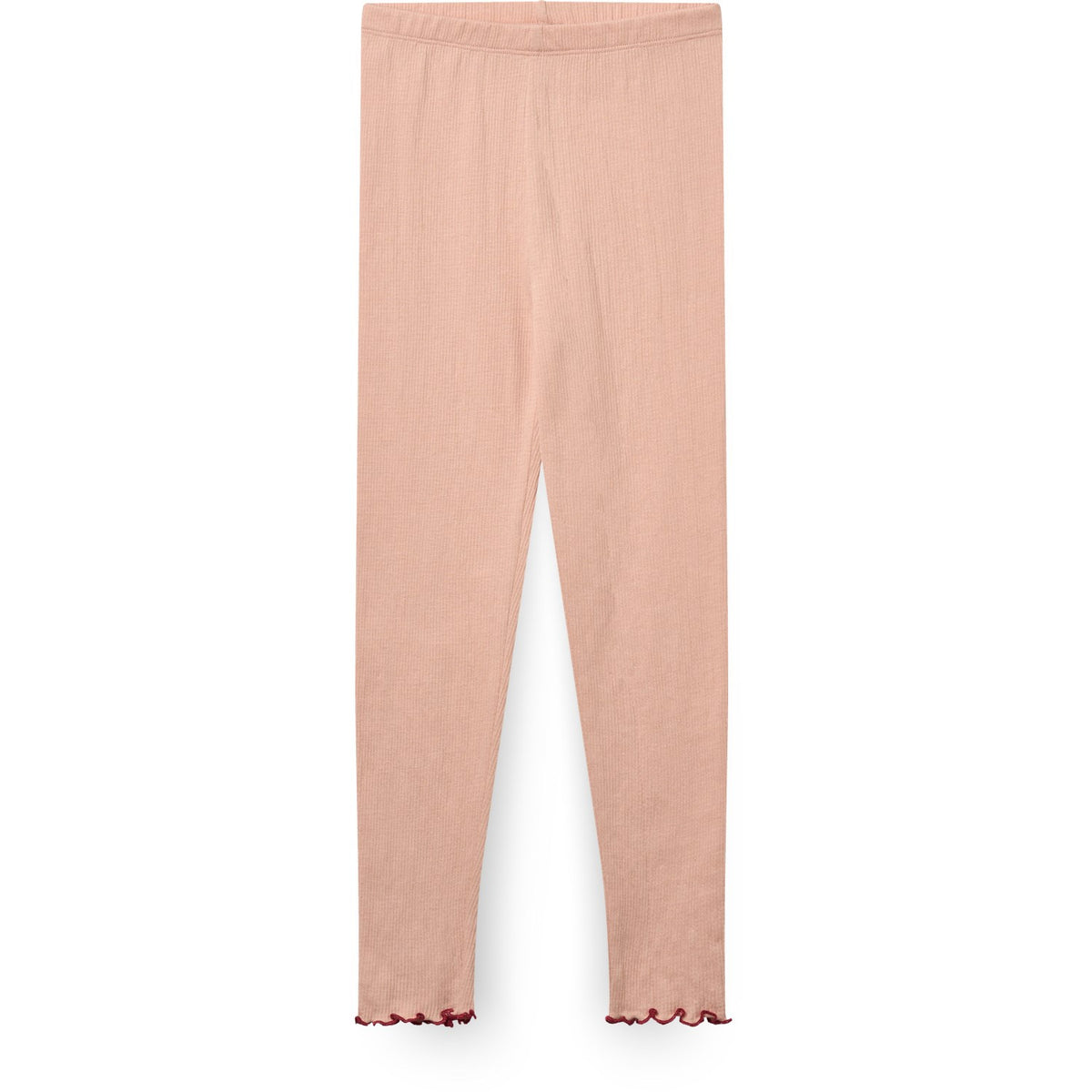 COPENHAGEN COLORS Mellow Rose Comb Crepe Leggings