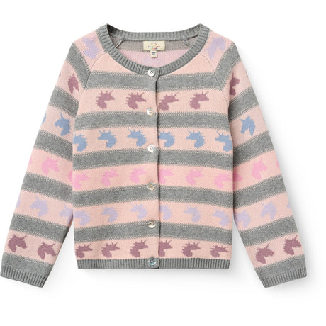 COPENHAGEN COLORS Unicorn Unicorn Pattern Cardigan