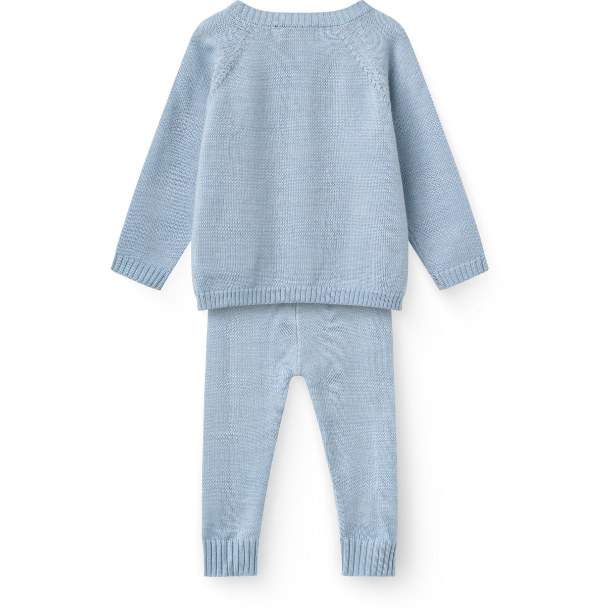 COPENHAGEN COLORS Dusty Blue Classic Merino Baby Set