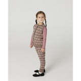 COPENHAGEN COLORS Walnut Flower Knitted Flower Pants