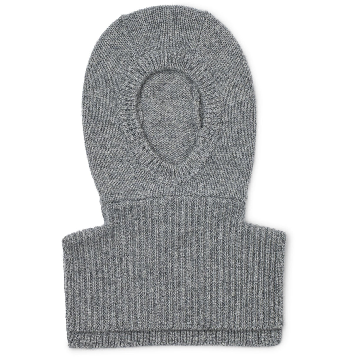 COPENHAGEN COLORS Grey Melange Cashmere Tube Balaclava