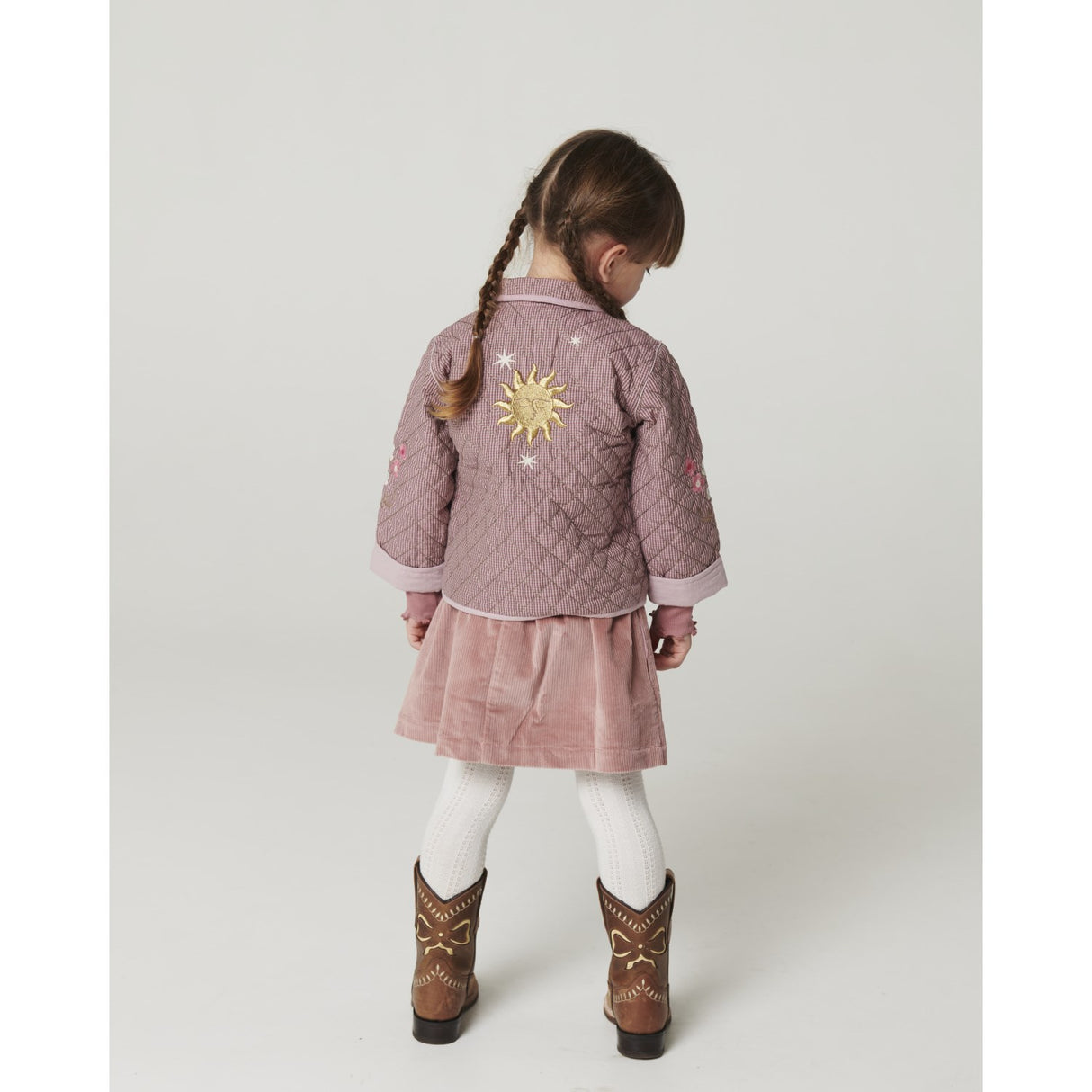 COPENHAGEN COLORS Winter Rose Corduroy Skirt