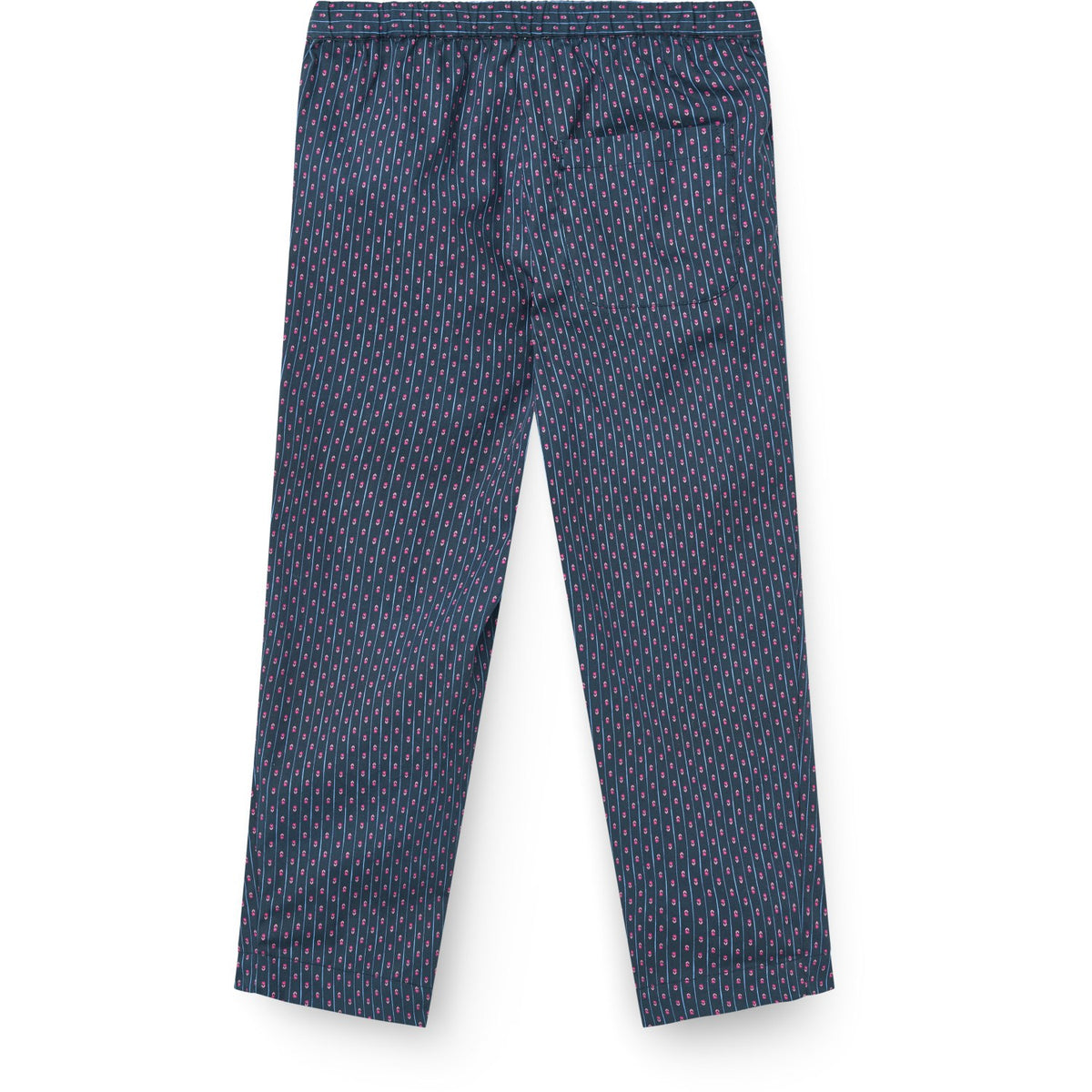 COPENHAGEN COLORS Navy Flower Aop Printed Navy Flower Pants