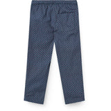 COPENHAGEN COLORS Navy Flower Aop Printed Navy Flower Pants