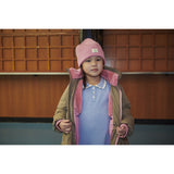 COPENHAGEN COLORS Walnut Puffer Long Frill Jacket W. Teddy Lining