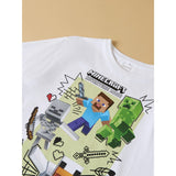 Name It Bright White Nkmsena Minecraft Ss Nreg Top Box Bfu