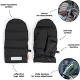 DonebyDeer Black Stroller Mittens