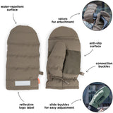DonebyDeer Taupe Stroller Mittens
