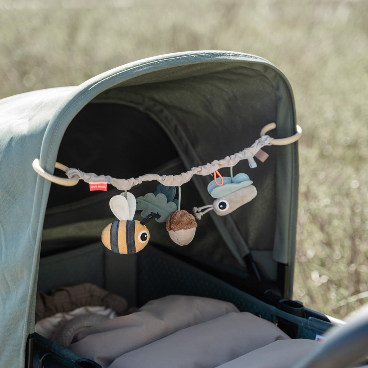 DonebyDeer Sand Tiny Trails Pram Toy