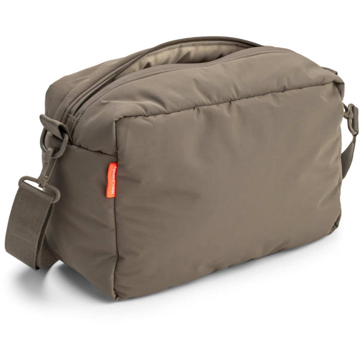 DonebyDeer Taupe Quilted Stroller Bag