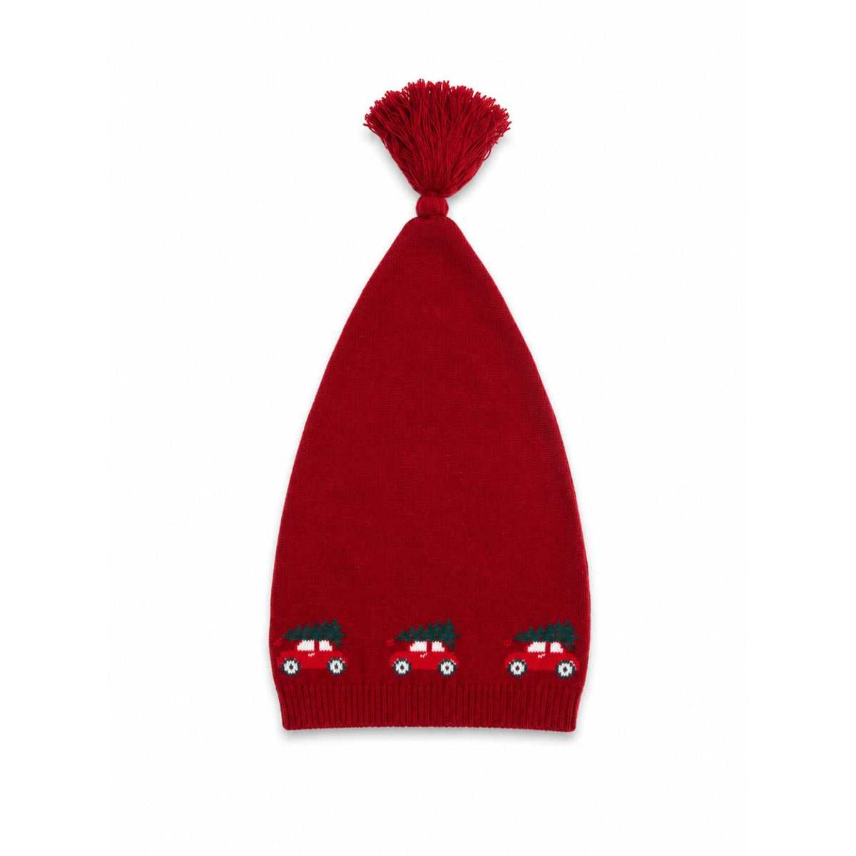 Smallstuff Dark Red Christmas Car Christmas Hat