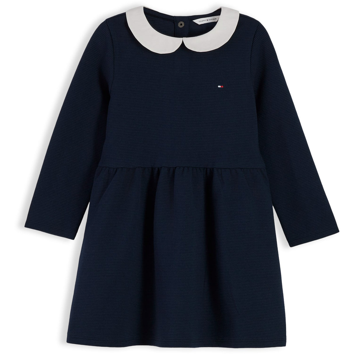 Tommy Hilfiger Dark Blue-Blue Lg Fit And Flare Dress