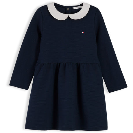 Tommy Hilfiger Dark Blue-Blue Lg Fit And Flare Dress
