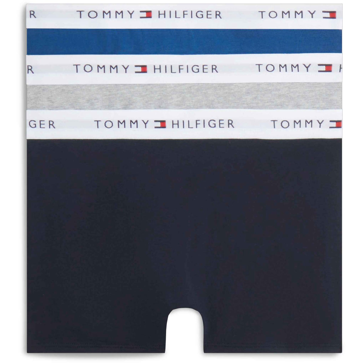 Tommy Hilfiger Grey H / Opulent Blue / Navy Blue-Brown 3Pk Trunk