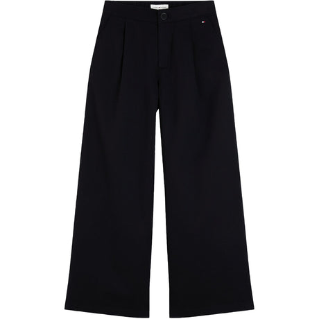 Tommy Hilfiger Black-Black Wide Leg Pants