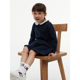 Tommy Hilfiger Dark Blue-Blue Lg Fit And Flare Dress