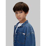 Calvin Klein Beckford-Blue Ck Lt Wt Denim Shirt