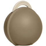Bibs Vanilla / Dark Oak Colour Pacifier Round Latex & Pacifier Case Mini