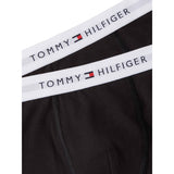 Tommy Hilfiger Black / Black-Orange 2-Pack Cotton Trunk