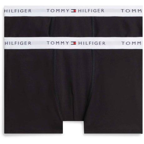 Tommy Hilfiger Black / Black-Orange 2-Pack Cotton Trunk