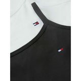 Tommy Hilfiger White / Black-Orange 2-Pack Cotton Cami Top