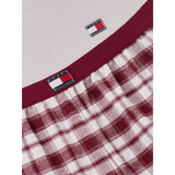 Tommy Hilfiger Lt Pink/ Lt Pink Plaid-Brown Ls Pj Set
